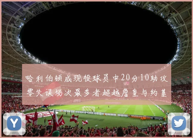 哈利伯顿成现役球员中20分10助攻零失误场次最多者超越詹皇与约基奇